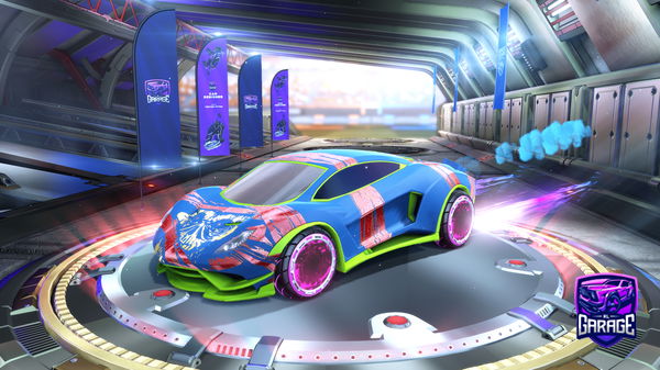 A Rocket League car design from acevvxa