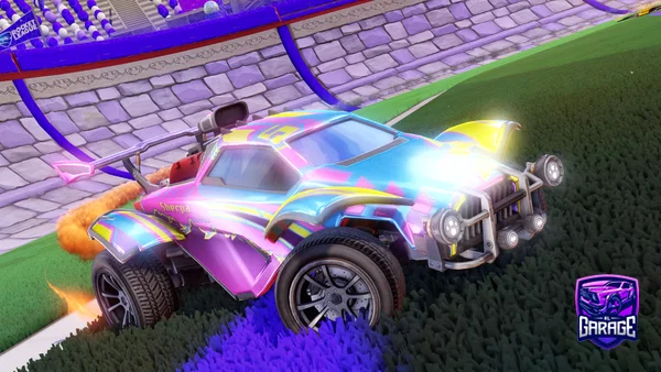 A Rocket League car design from Omarvxvalj