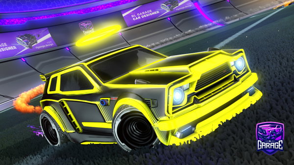 A Rocket League car design from Yousif7530