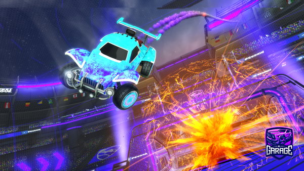 A Rocket League car design from Jalalmo87