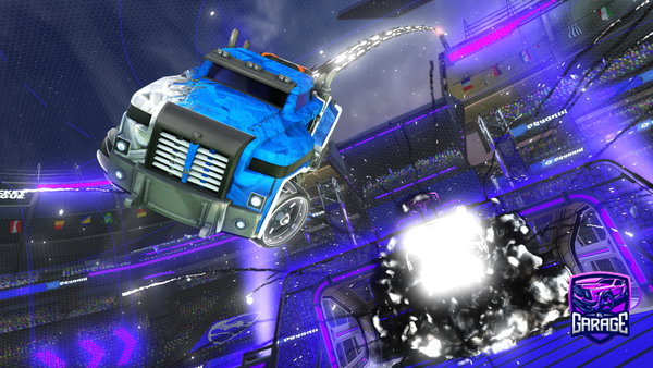A Rocket League car design from pixellight