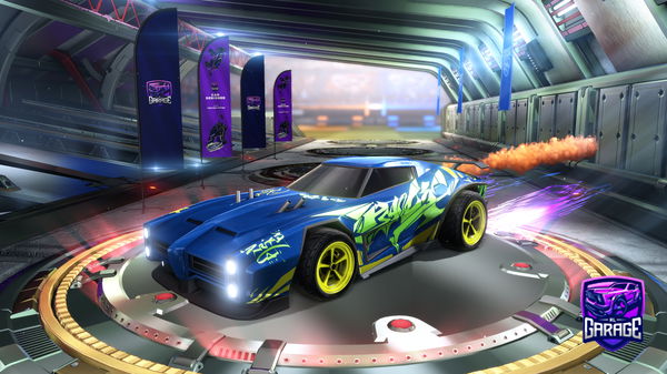 A Rocket League car design from Rpllnts