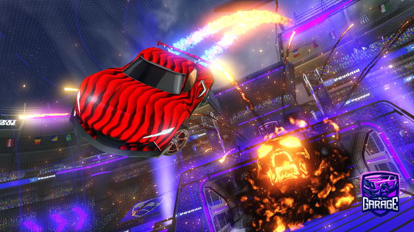 A Rocket League car design from Golden_Haze19