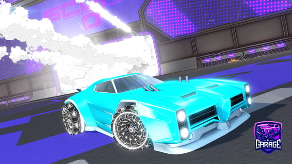 A Rocket League car design from theflyinghog