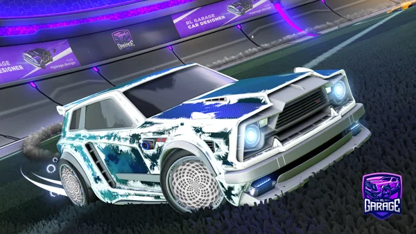 A Rocket League car design from Yacmar