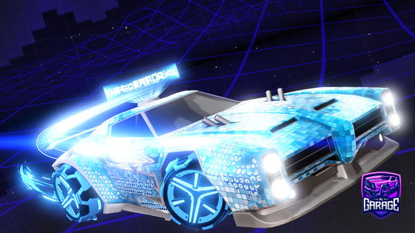 A Rocket League car design from abspielen