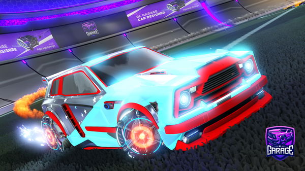 A Rocket League car design from MintyFS