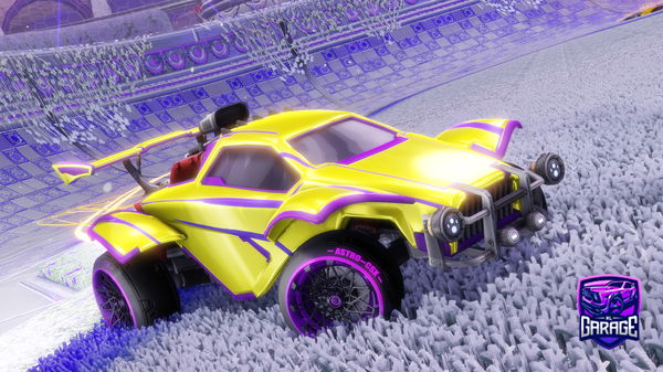 A Rocket League car design from BlackPufferfish