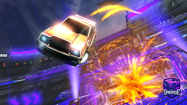A Rocket League car design from Feikizin