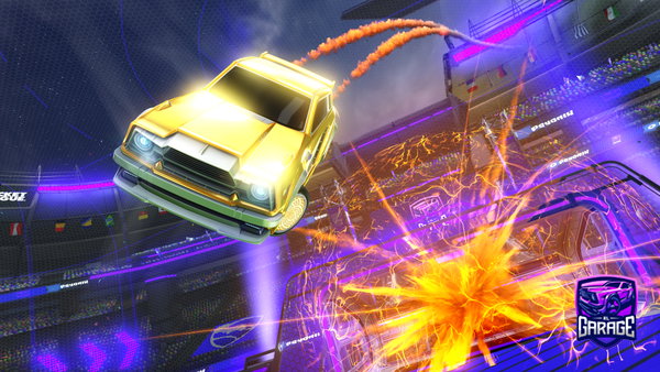 A Rocket League car design from DoggoGamer3