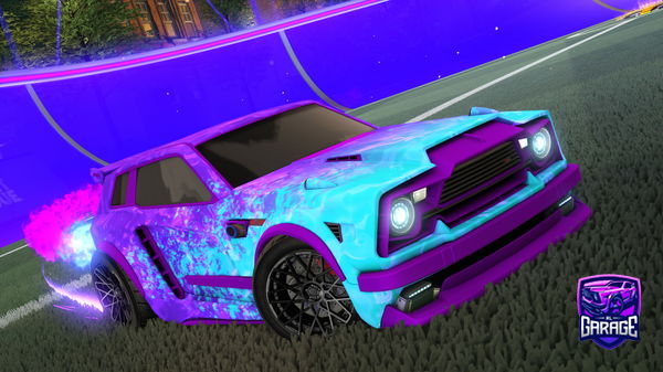 A Rocket League car design from tabon