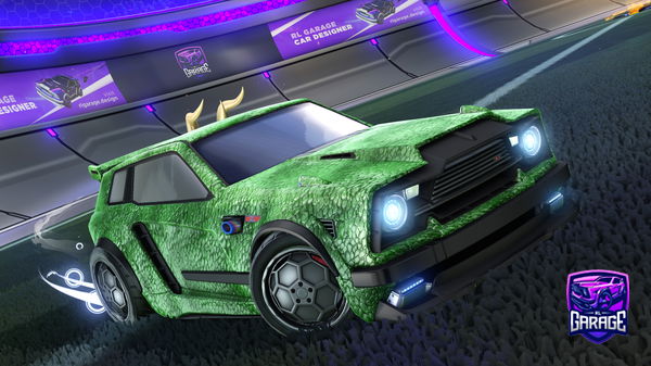 A Rocket League car design from Green-God