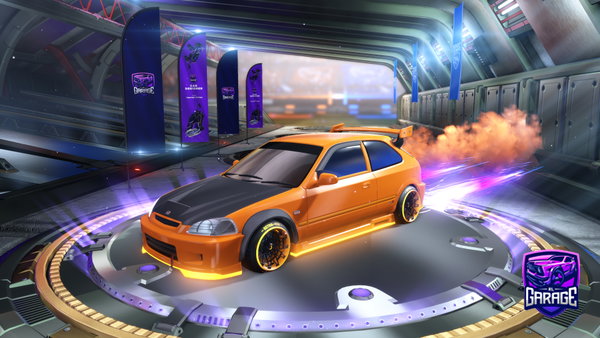 A Rocket League car design from Wixuzer