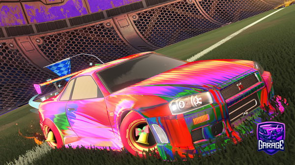 A Rocket League car design from lertoo