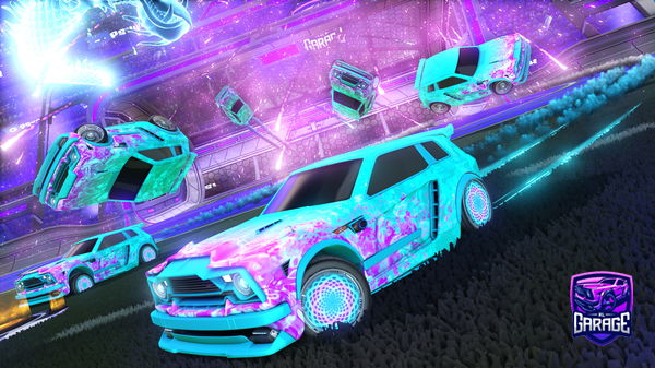 A Rocket League car design from LouAndNick