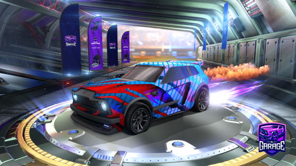 A Rocket League car design from Football1017