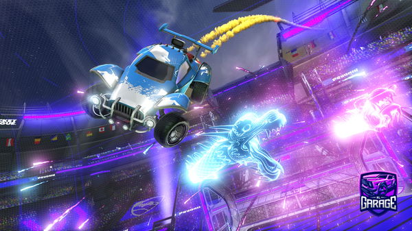 A Rocket League car design from dezzxchaos