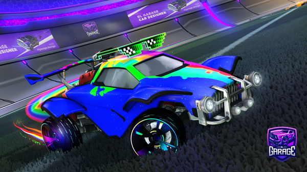 A Rocket League car design from PSN___CkrypticHP