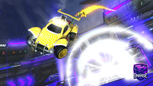 A Rocket League car design from Yg1p