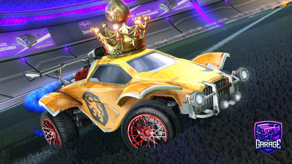 A Rocket League car design from Joelk116