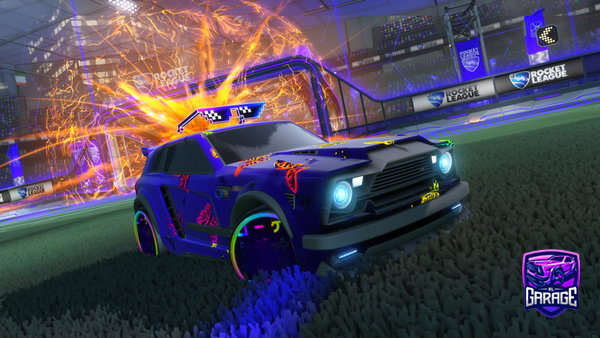 A Rocket League car design from FvriaSG
