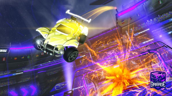 A Rocket League car design from oThornsMC