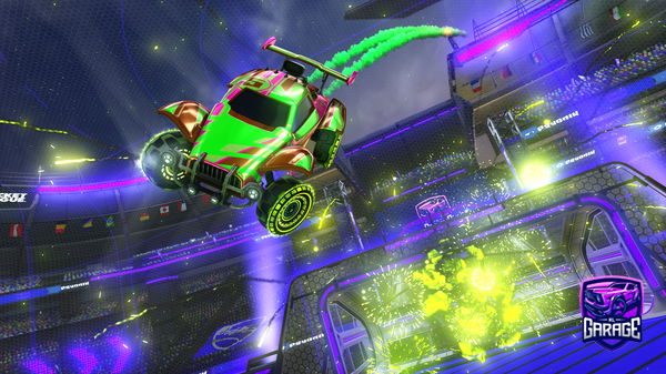 A Rocket League car design from ForzaSeb