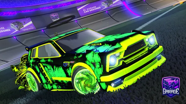 A Rocket League car design from chansfralt