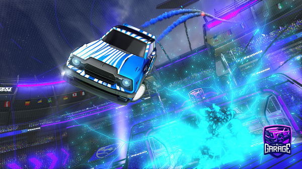 A Rocket League car design from veestarz1