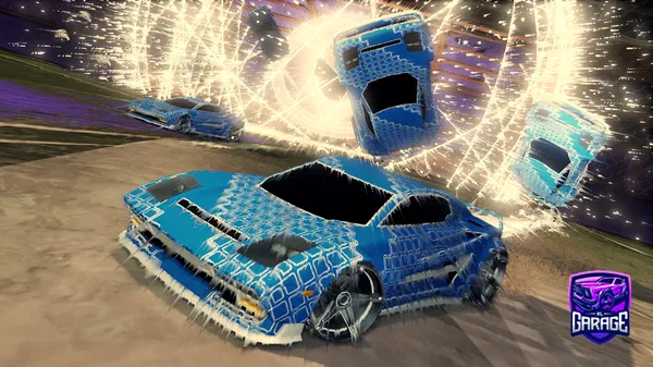 A Rocket League car design from hshw