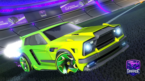 A Rocket League car design from IkOn_UcHiwA