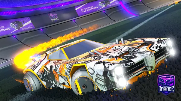A Rocket League car design from Muddy_bud