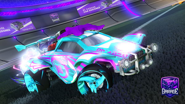 A Rocket League car design from SplitLemon