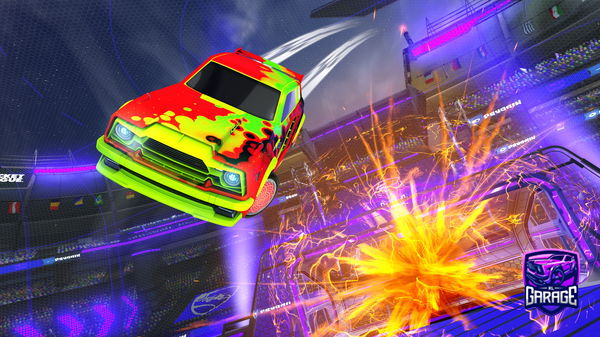 A Rocket League car design from MAKIRUHM