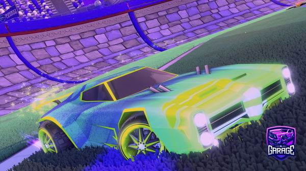 A Rocket League car design from Hey4093