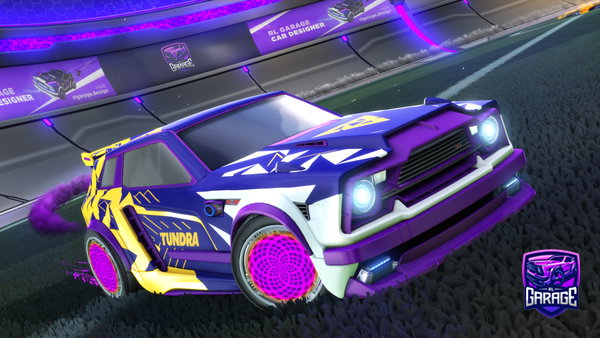 A Rocket League car design from Iz0909
