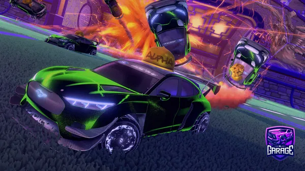 A Rocket League car design from Buffy356