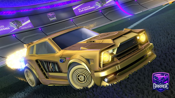 A Rocket League car design from G0J1RA