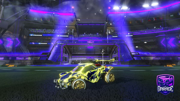 A Rocket League car design from Japebbli