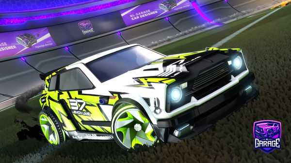 A Rocket League car design from Ludoxx2