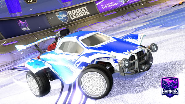 A Rocket League car design from CANARMA