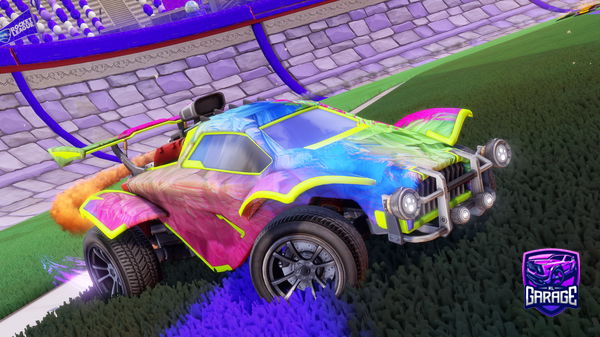 A Rocket League car design from LastGemini