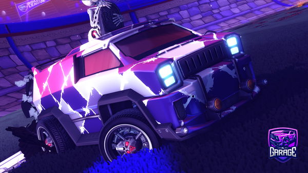 A Rocket League car design from Worm2020