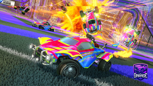 A Rocket League car design from Hellojustgot12515