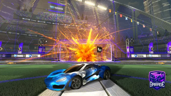 A Rocket League car design from LOLUDED