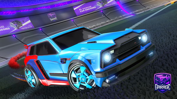 A Rocket League car design from frogziiii