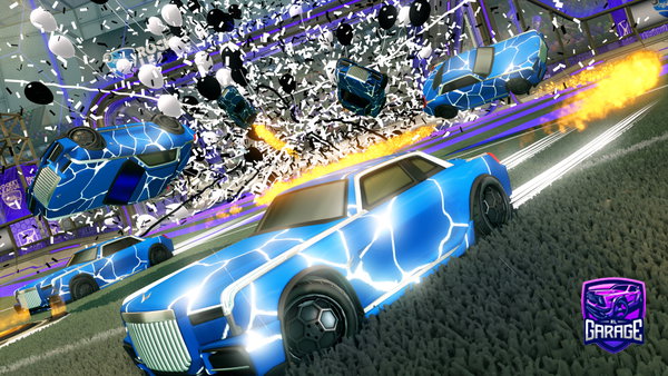 A Rocket League car design from mathuhmatix