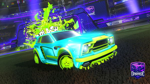 A Rocket League car design from IDKnothin