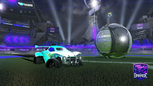 A Rocket League car design from skies_