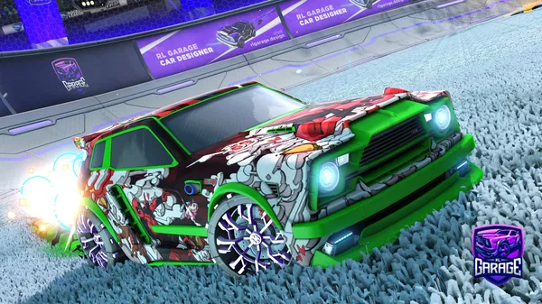 A Rocket League car design from McBigTony